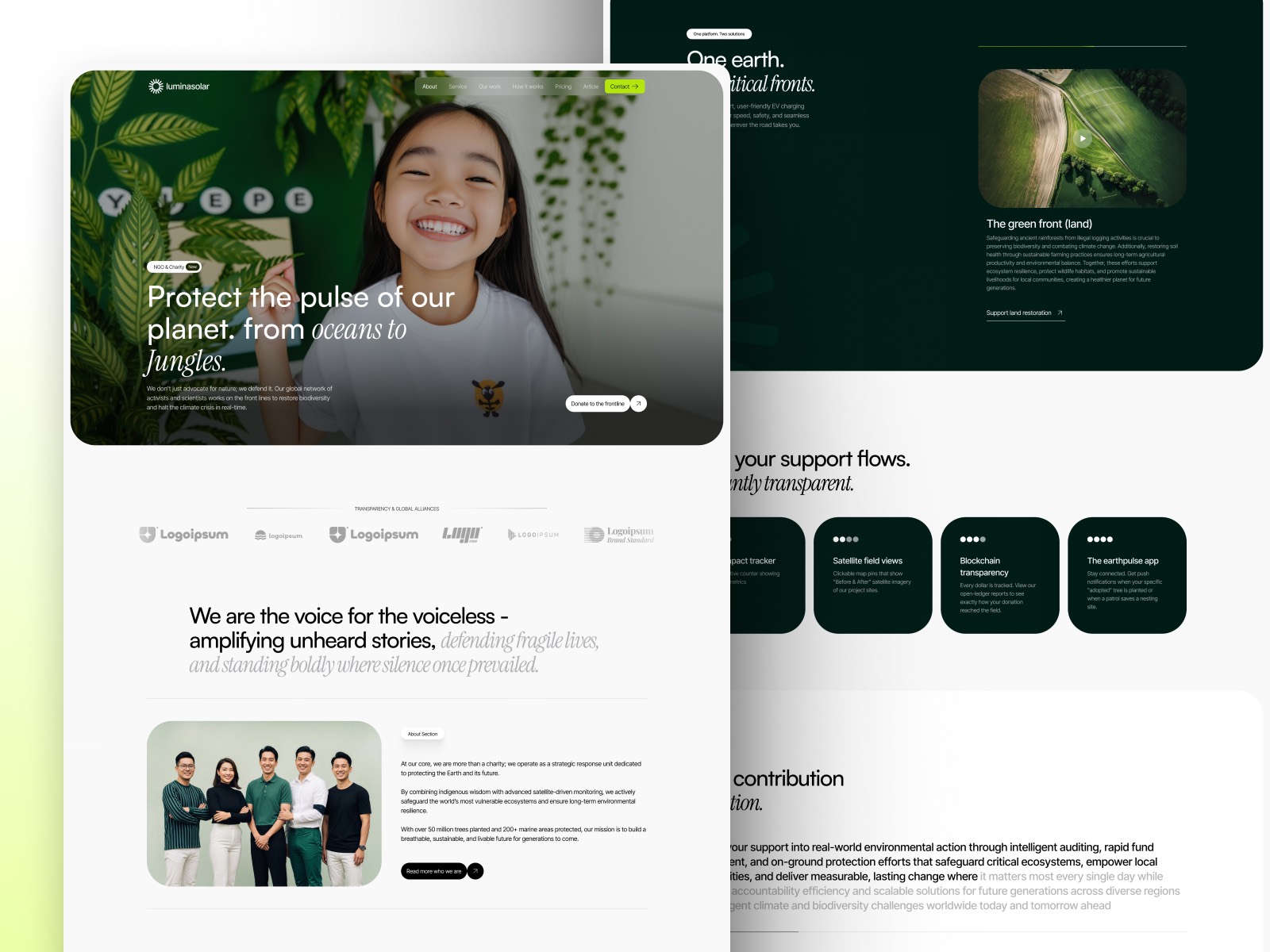 Kindra — NGO & Charity Website Template preview